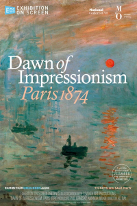 Exhibition Screen Dawn Impressionism Paris 1874
