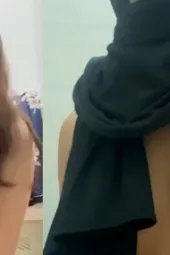 Bella Nakal Suka Pap Nenen Pakai Jilbab di Toilet